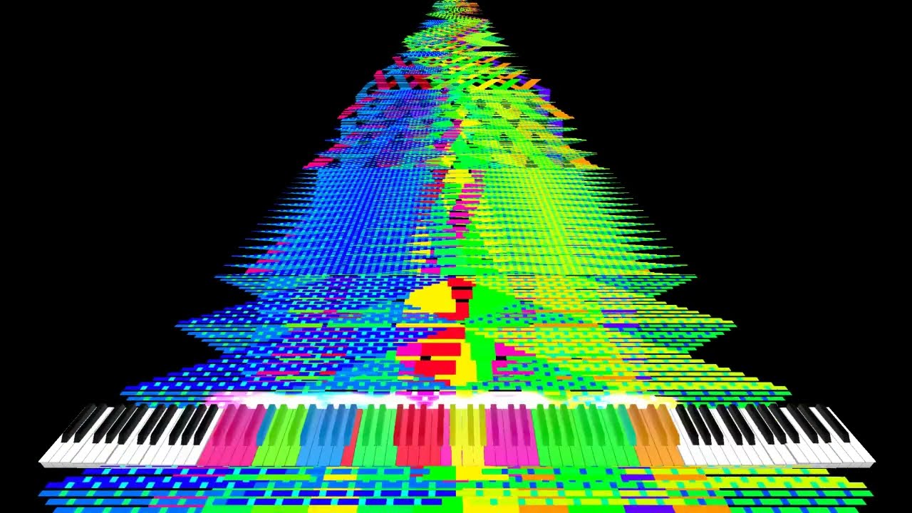 [Art MIDI] Tetris Block Arts merged in 1 midi