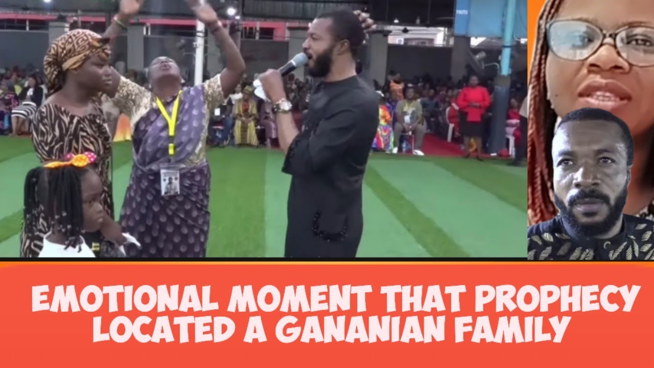 Emotional moment that prophecy located this Gananian family 