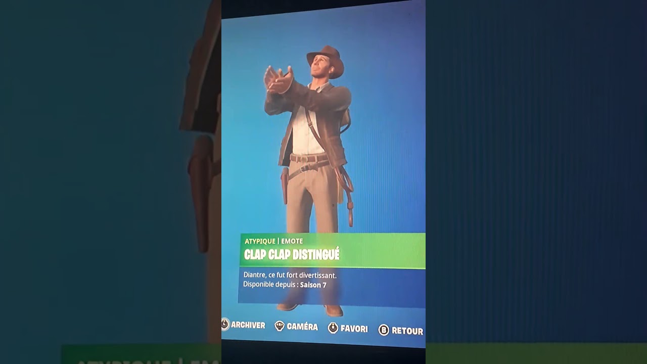 Indiana jones clap clap distingu&eacute;