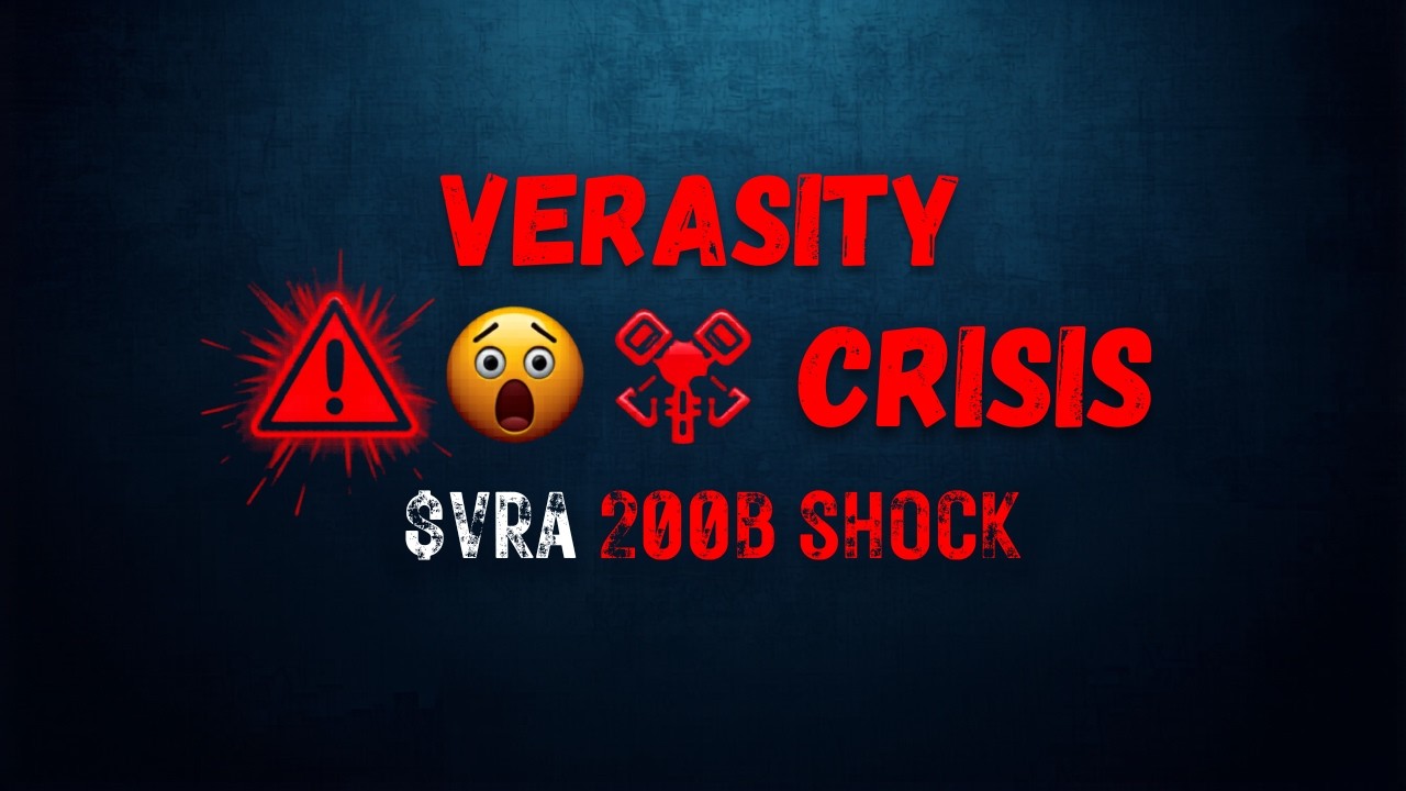 Verasity's 200B Supply SHOCK 🚨 35% Price Crash, OKX Delisting & VRA Crisis Explained