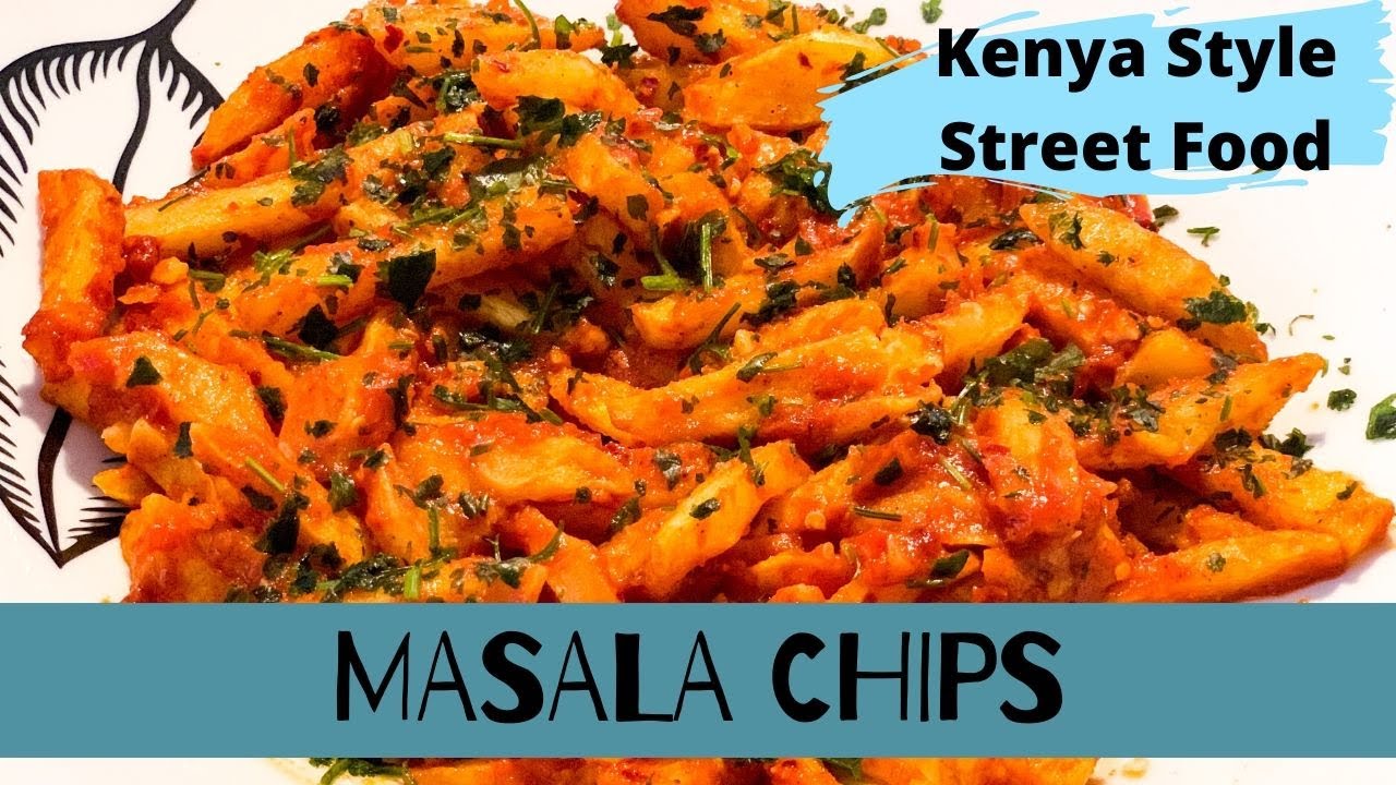 Masala Chips Recipe | Kenya Style Street Food | How To Make Chilli Fries
