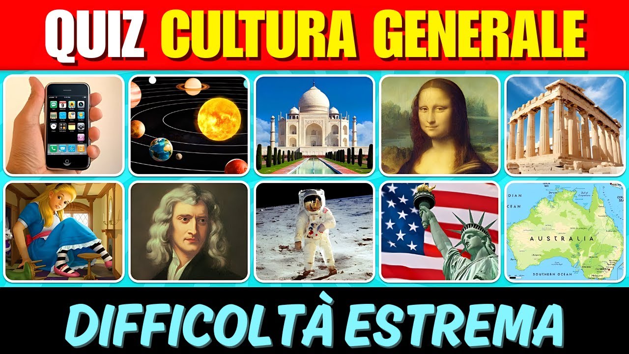 Quanto sei INTELLIGENTE? Quiz di CULTURA GENERALE | Difficolt&agrave; ESTREMA🧠🤯