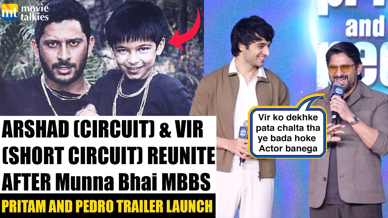 Arshad Warsi reunites with his son 'Short Circuit' from Munna Bhai MBBS | Vir Hirani |Pritam & Pedro