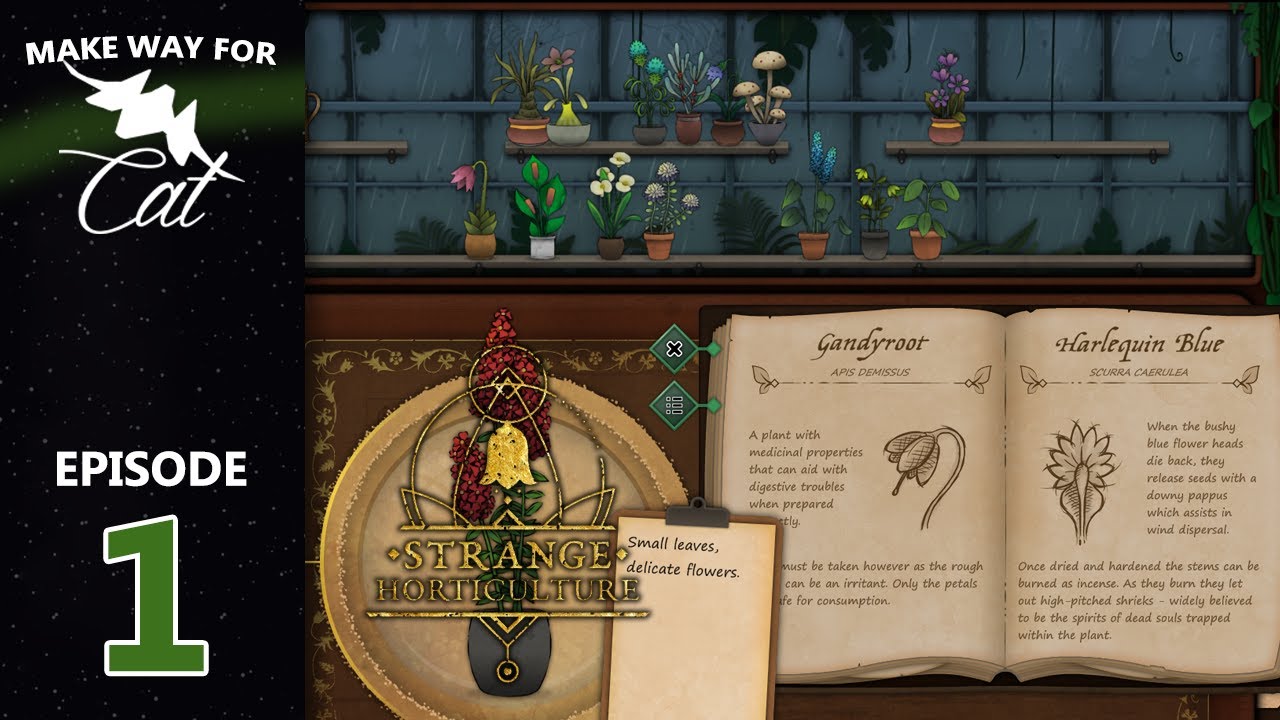 How To Play + Day 1 Puzzles & Plants | STRANGE HORTICULTURE | Ep 1