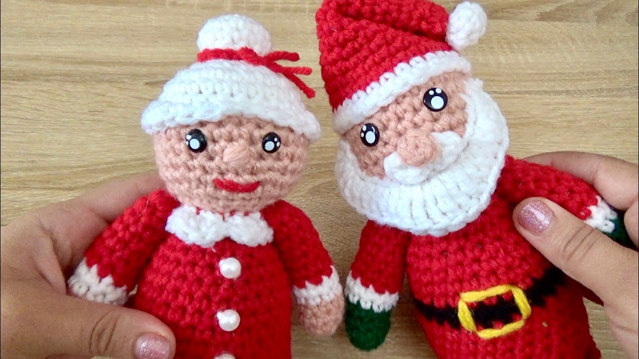 Papá Clos Amigurumi Rekete Fácil de Tejer 🤶 🎅💖