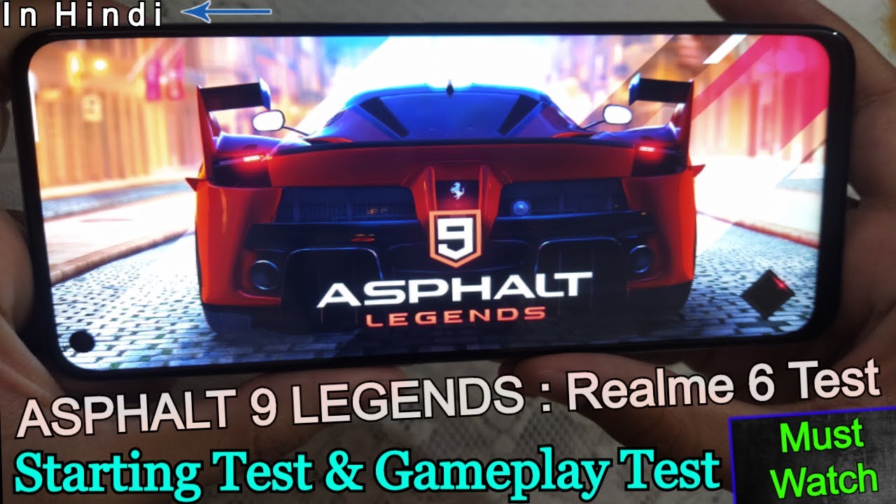 Asphalt 9 Legends Realme 6 Test - Starting Test & Gameplay Test Asphalt 9 Legends
