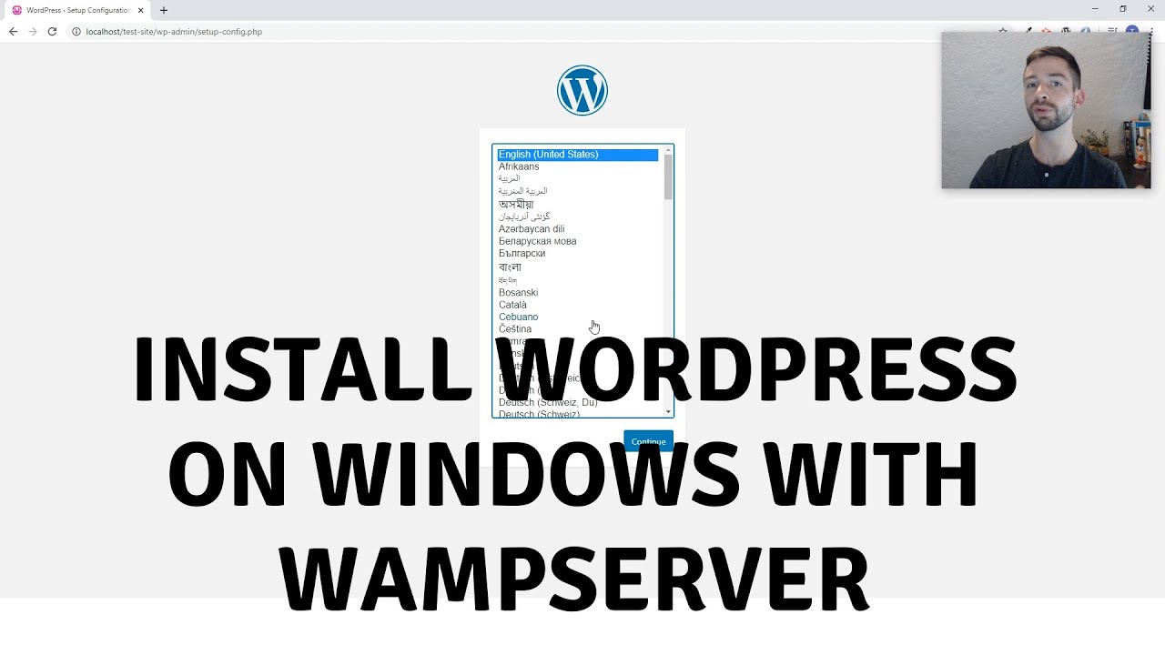 How to Install WordPress on your Windows Computer Using WampServer