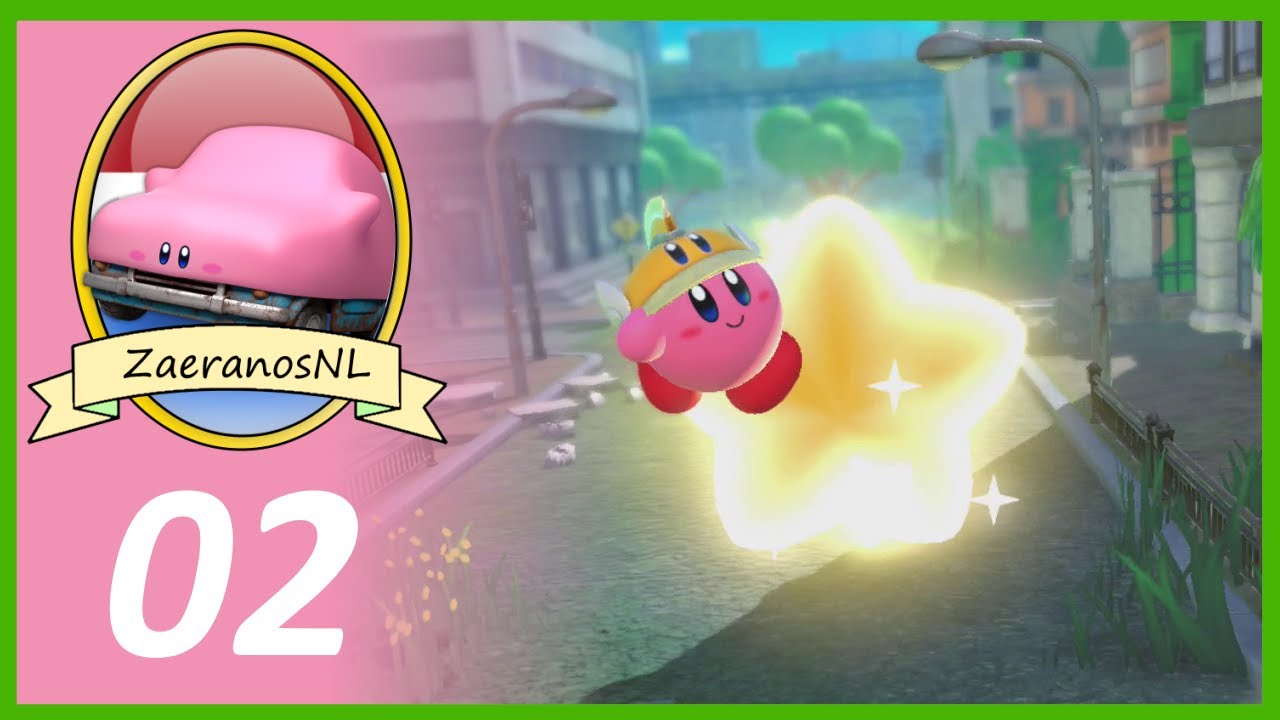 Kirby en de Vergeten Wereld - 02 Stadsgrasveld [Switch]