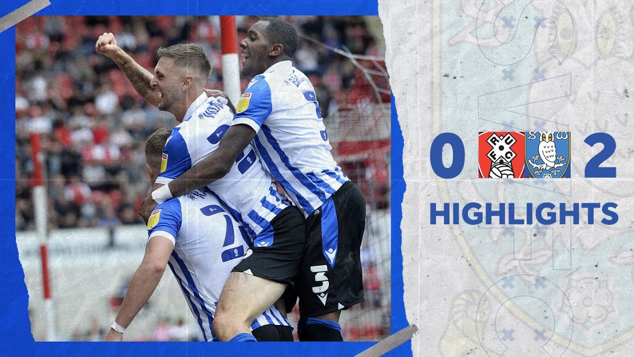 Rotherham United v Sheffield Wednesday | Extended highlights, 2021/22