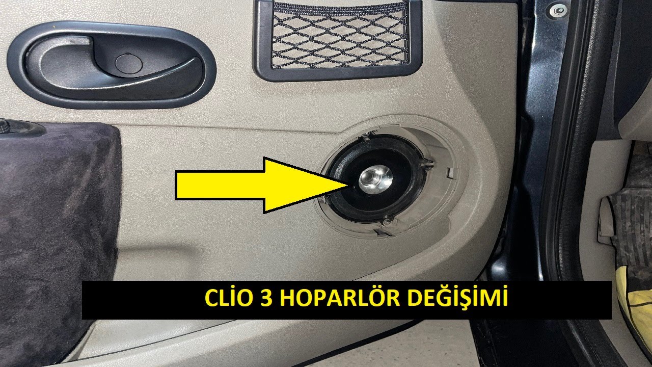CLİO 3 / HOPARLÖR DEĞİŞİMİ NASIL YAPILIR