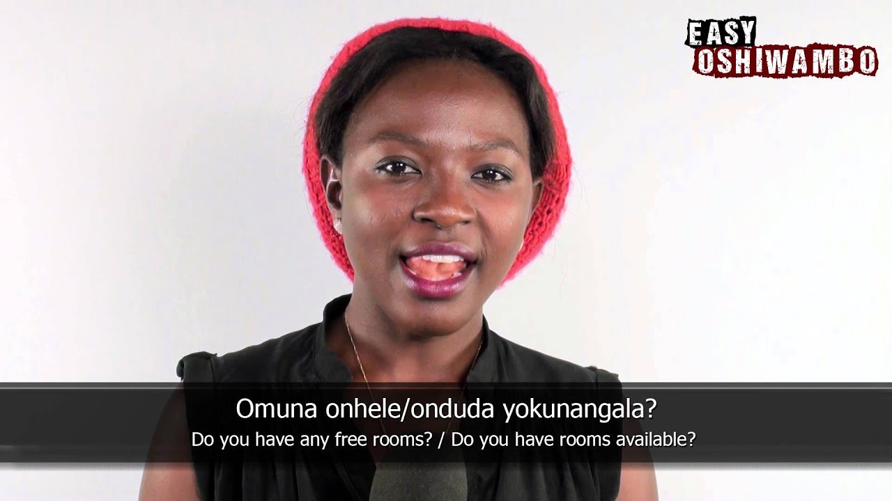 Easy Oshiwambo - Basic Phrases: Travelling