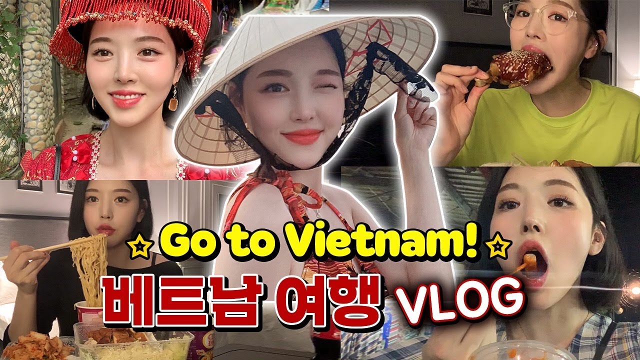 SUB)베트남 여행이라 쓰고 먹방이라 읽는 브이로그🇻🇳 야시장투어 호텔배달음식 하롱베이 (feat.엄마) Vlog
