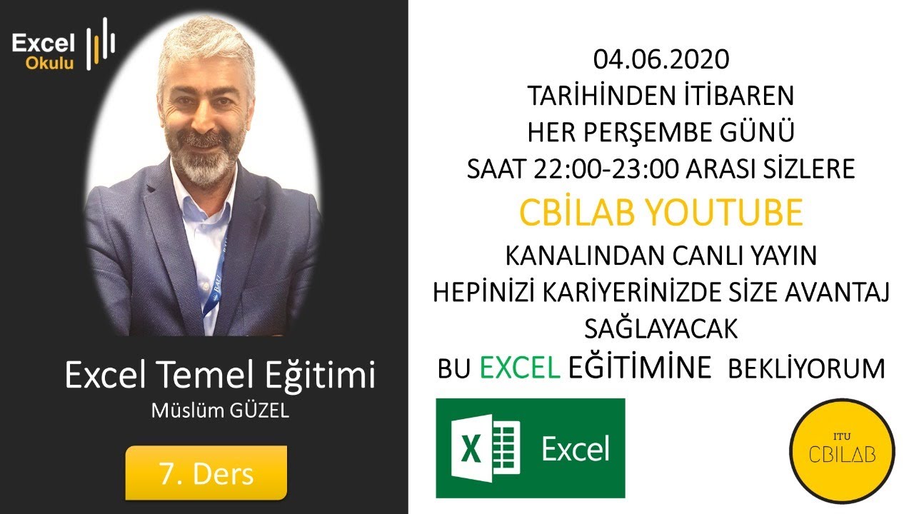 Temel Excel Eğitimi 7
