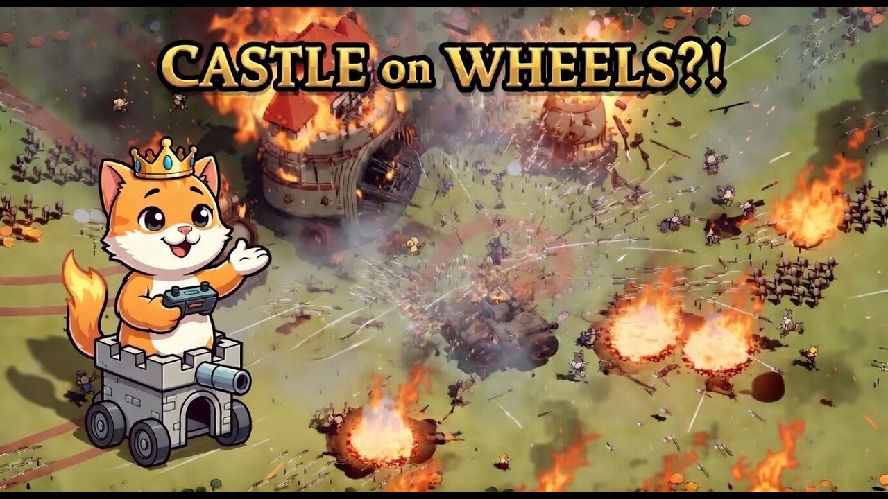 This Roguelike Lets You Drive a Castle on Wheels?!