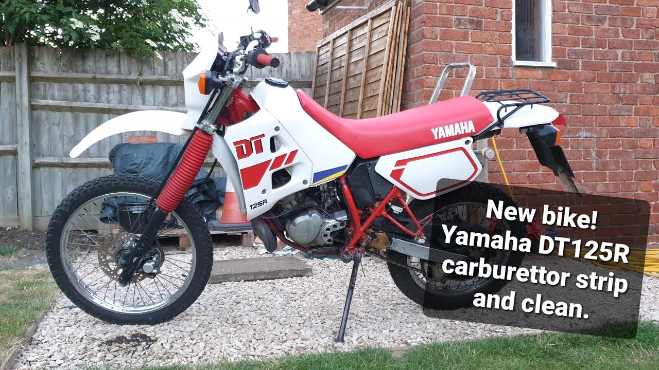 Yamaha DT 125r, carburettor strip and clean