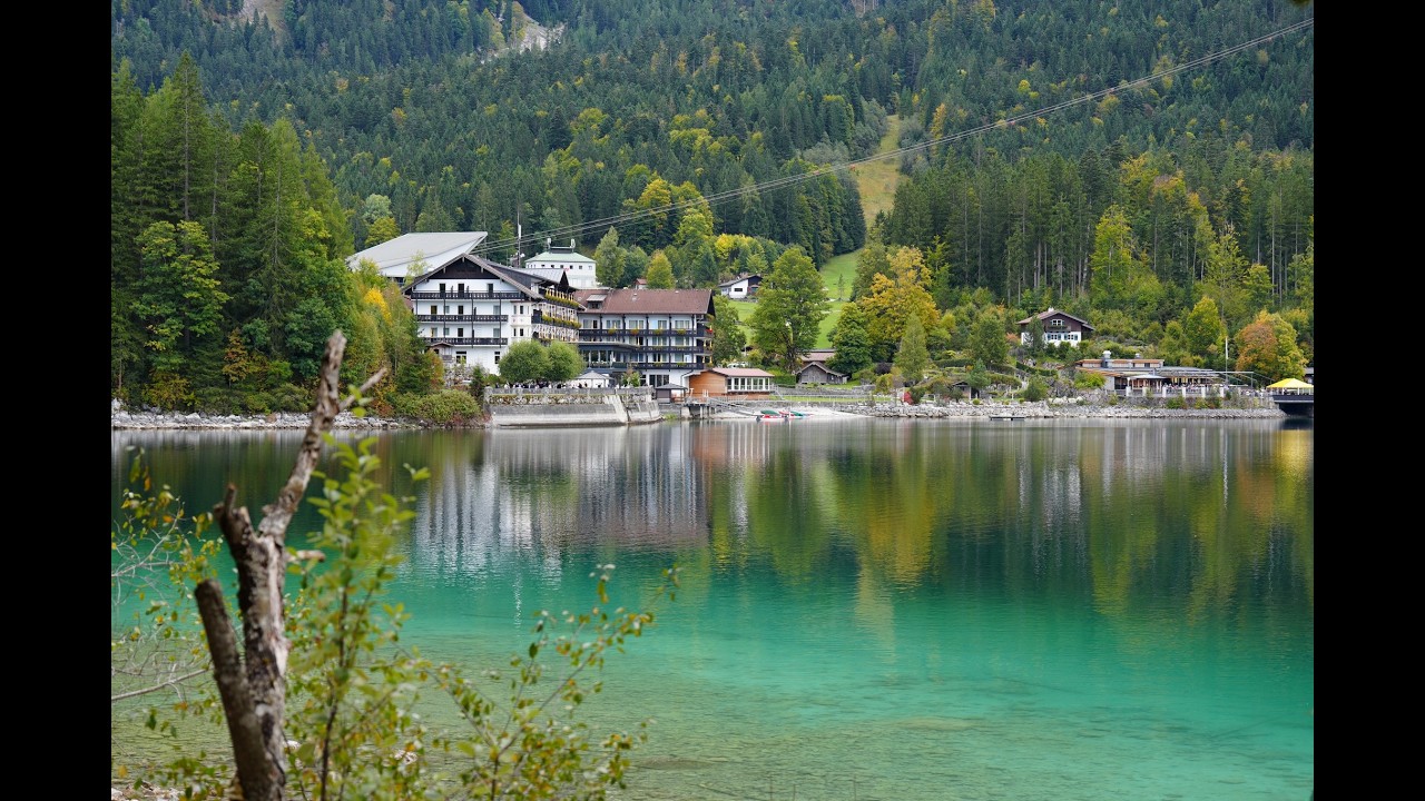 Walking Tour of Stunning Eibsee | Crystal Clear Lake in Bavaria 🇩🇪