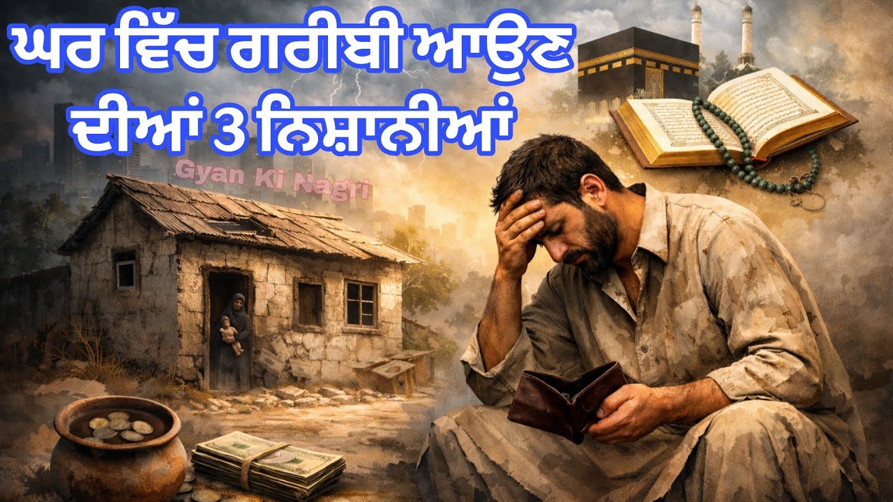 ਘਰ ਵਿੱਚ ਗਰੀਬੀ ਆਉਣ ਦੀਆਂ 3 ਨਿਸ਼ਾਨੀਆਂ | Khas Video Rab Nu Manan Waliya Lai 