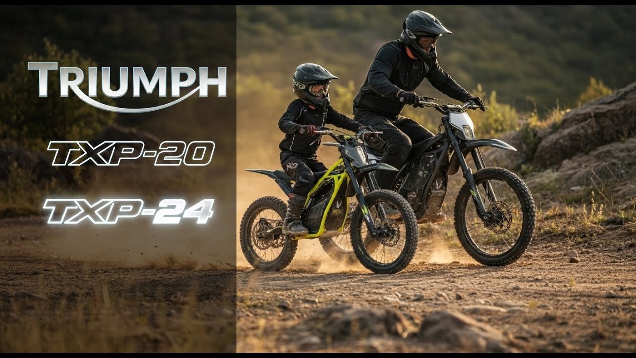 Triumph TXP-20 & TXP-24 &ndash; The Future of Electric Dirt Bikes Has Arrived!