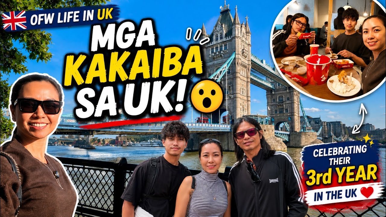 🇬🇧 OFW LIFE IN UK: MGA KAKAIBA SA UK | LONDON TRIP | Celebrating My Husband & Son&rsquo;s 3rd Year Here