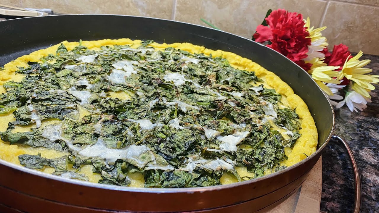 Receta e Vjerr&euml;s time | Spinach Corn Pie Recipe | Pite me Spinaq me Miell MISRI