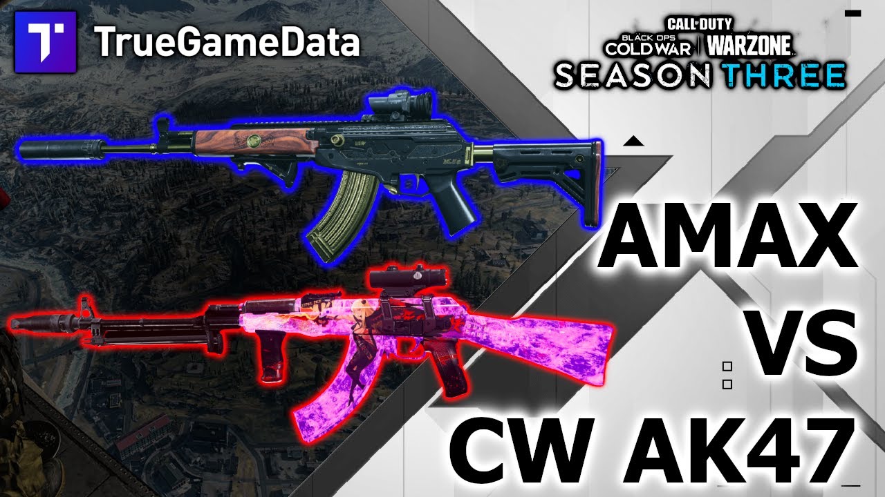 [WARZONE] Is the CW AK-47 better than the AMAX?  Advanced Analysis!