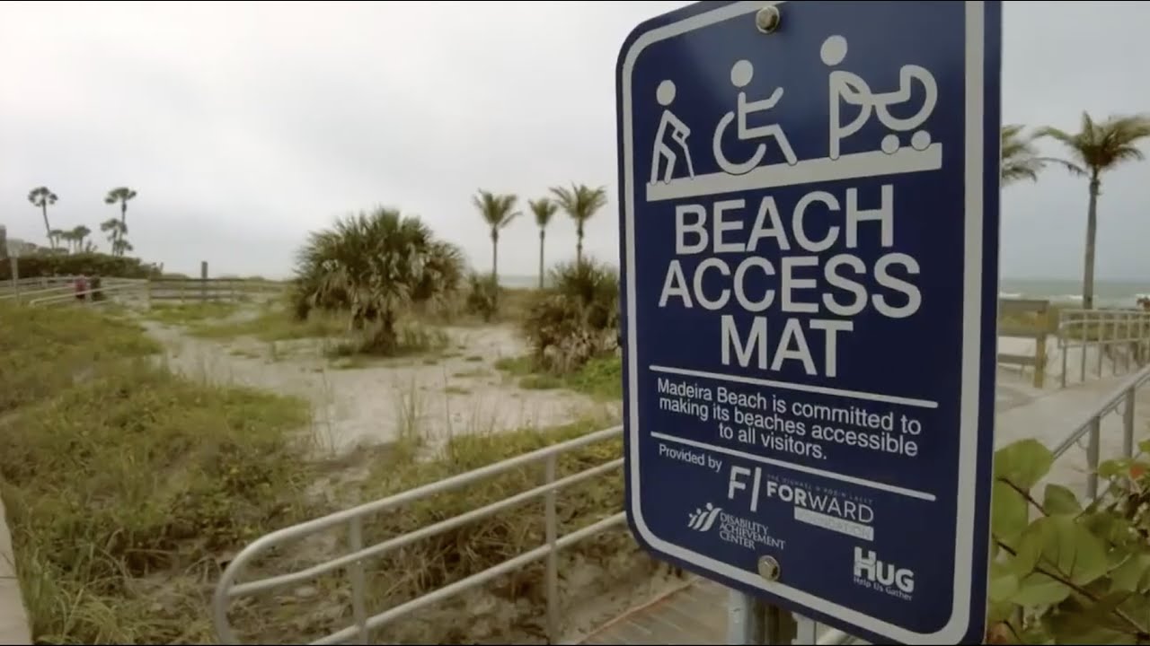 New mobility mat helps create accessible beach in Pinellas County