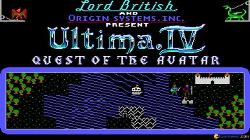 Ultima 4 gameplay (PC Game, 1985)