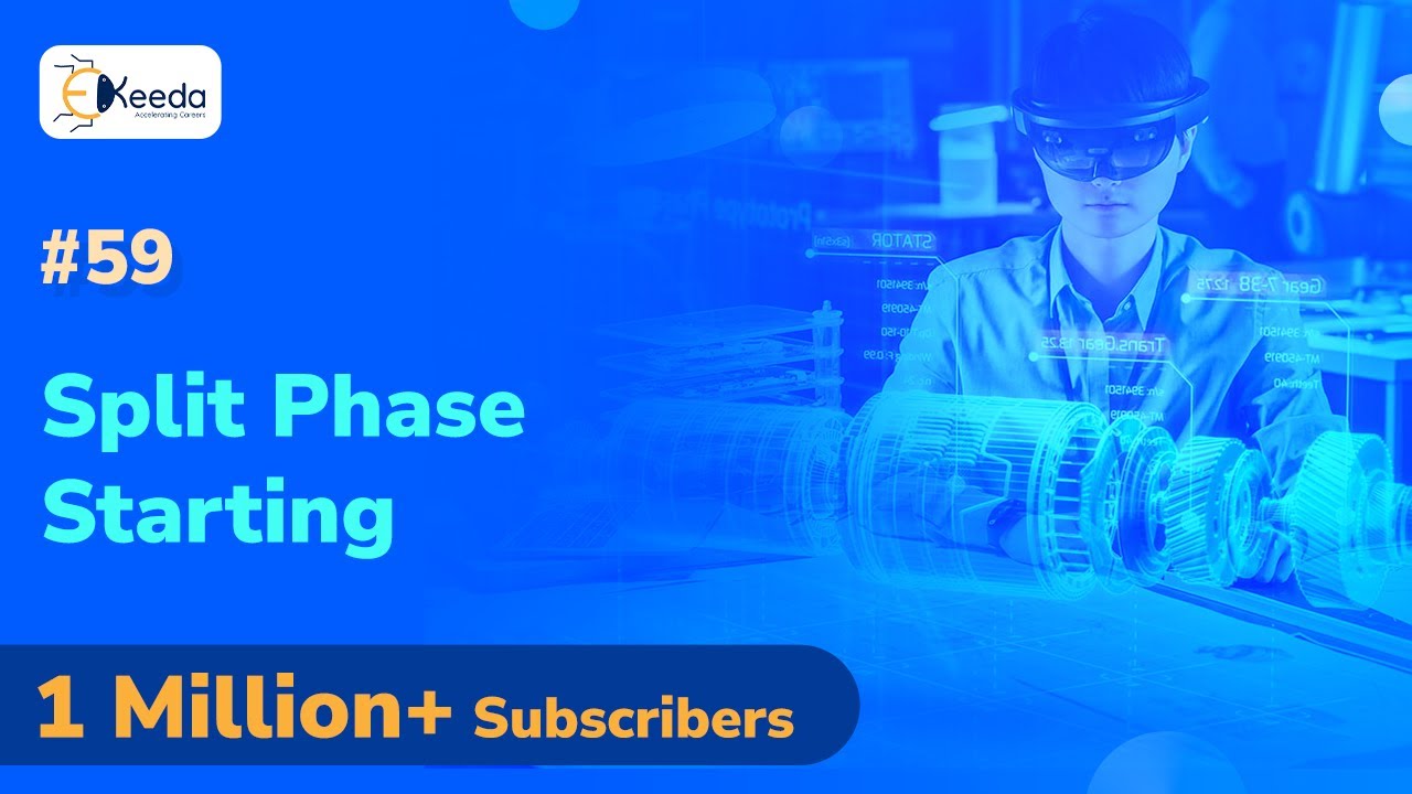 Split Phase Starting-Types of single Phase Induction Motor and Its Applications-Electrical Machines3