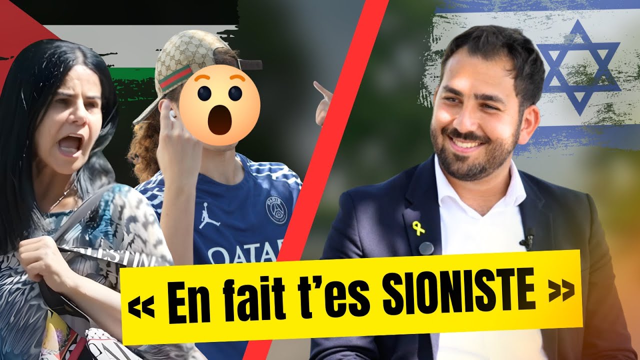 JE SOUTIENS ISRAËL - DÉBAT DE RUE ⚔️💥🇮🇱🇵🇸