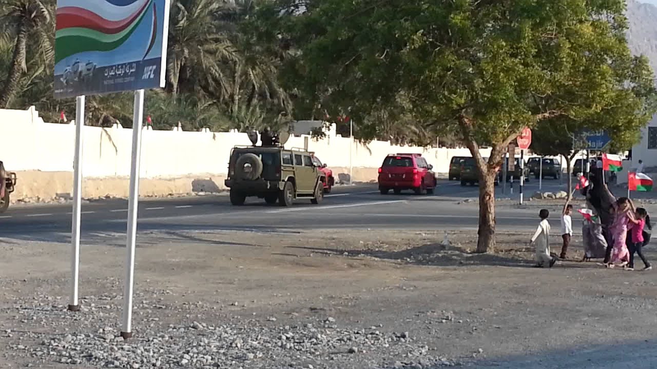 Sultan visit in Khasab,Oman