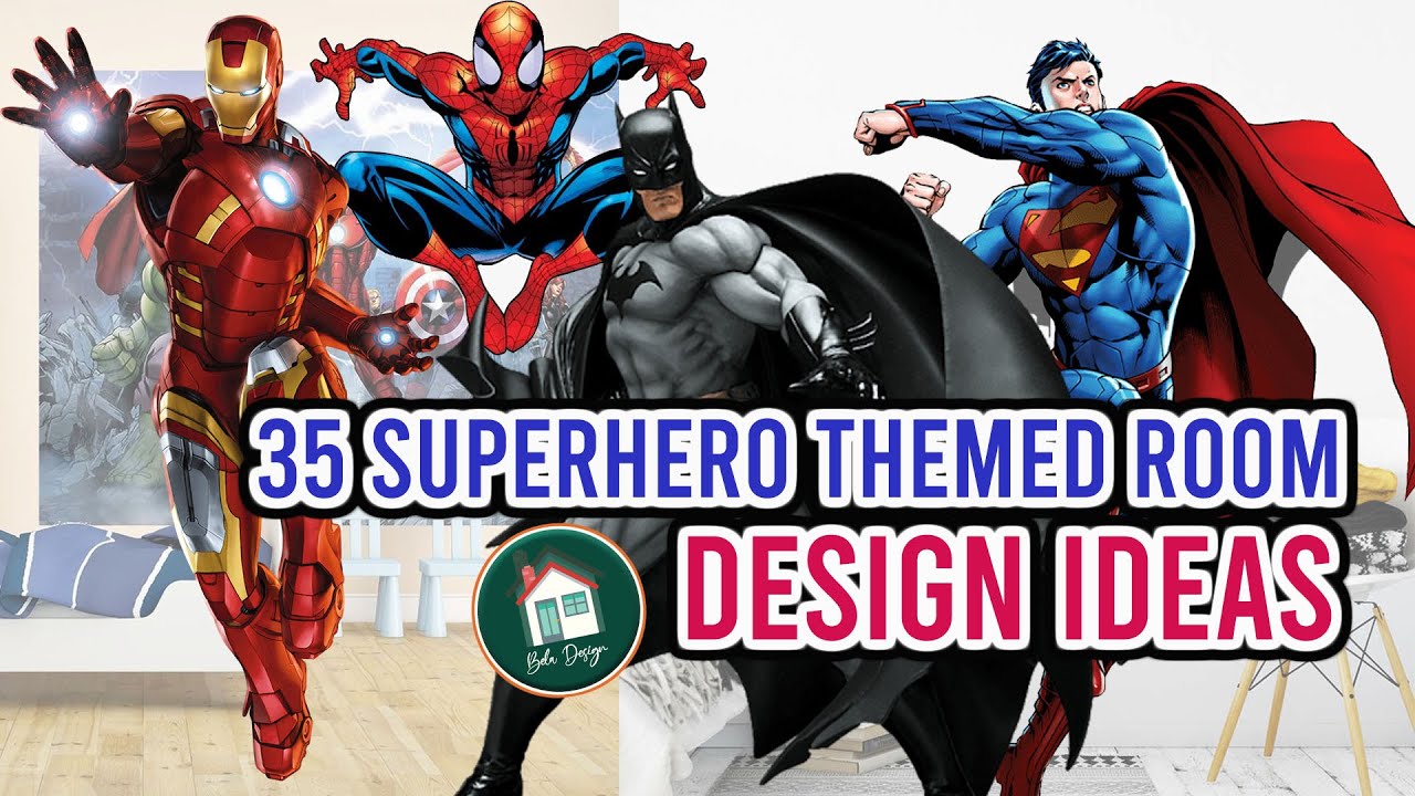35 Superhero Themed Room Design Ideas