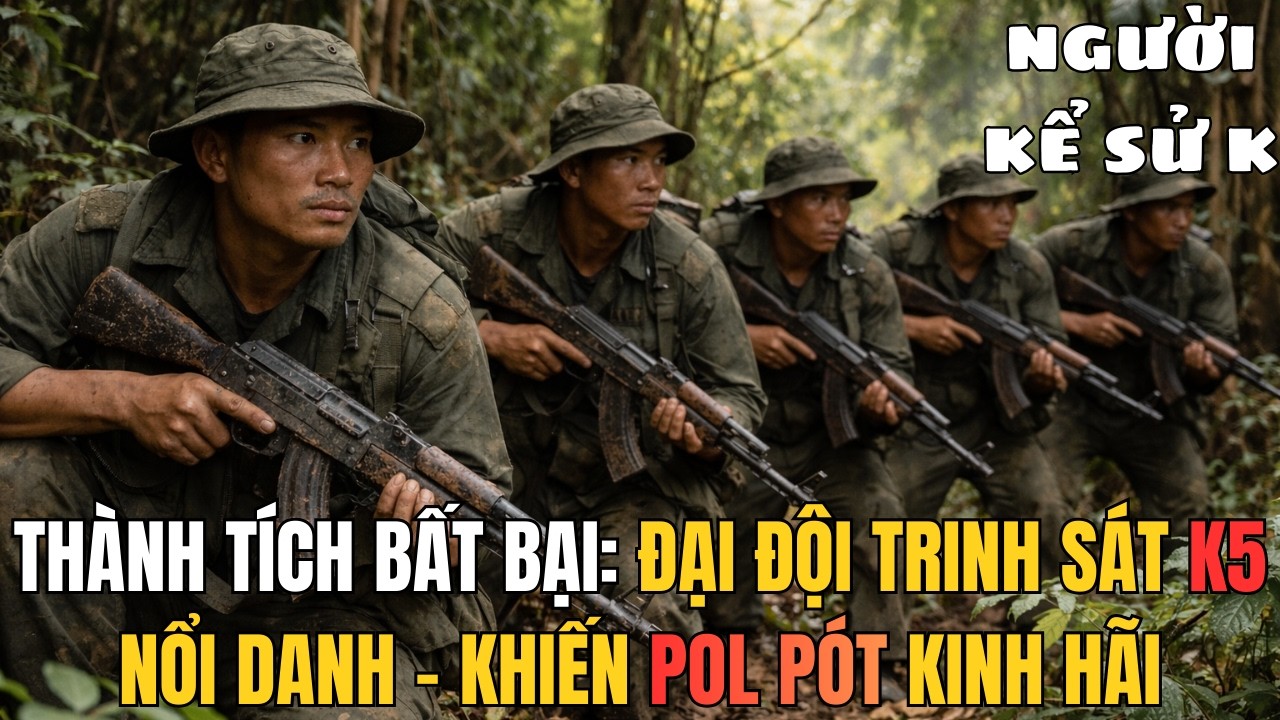 Thành Tích Bất Bại: Đại Đội Trinh Sát K5 Nổi Danh Vùng Biên Giới Tây Nam - Khiến Pol Pót Kinh Hãi.