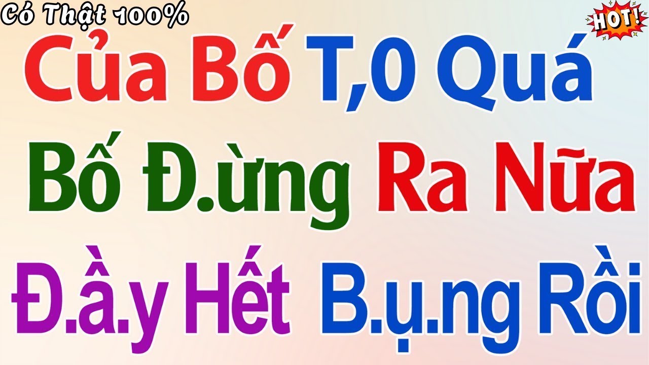 BỐ CHỒNG KỸ NĂNG CAO