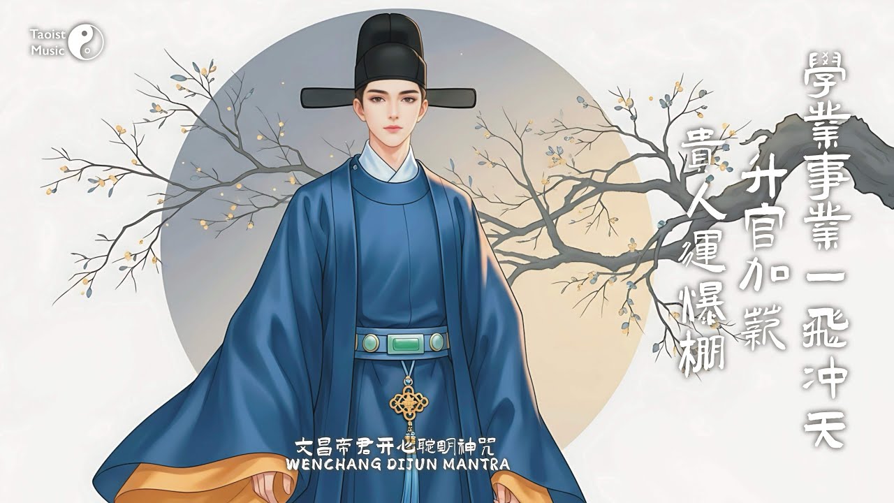 文昌帝君超靈驗！聽誦「文昌帝君開心聰明神咒」，學業事業一飛衝天！讓你升官加薪、貴人運爆棚！Taoist the 