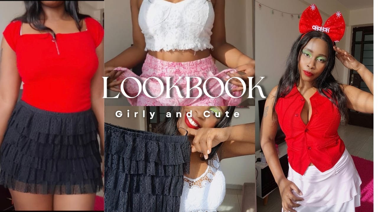 Styling mini skirts + Chic outfits + Cute girly outfit ideas