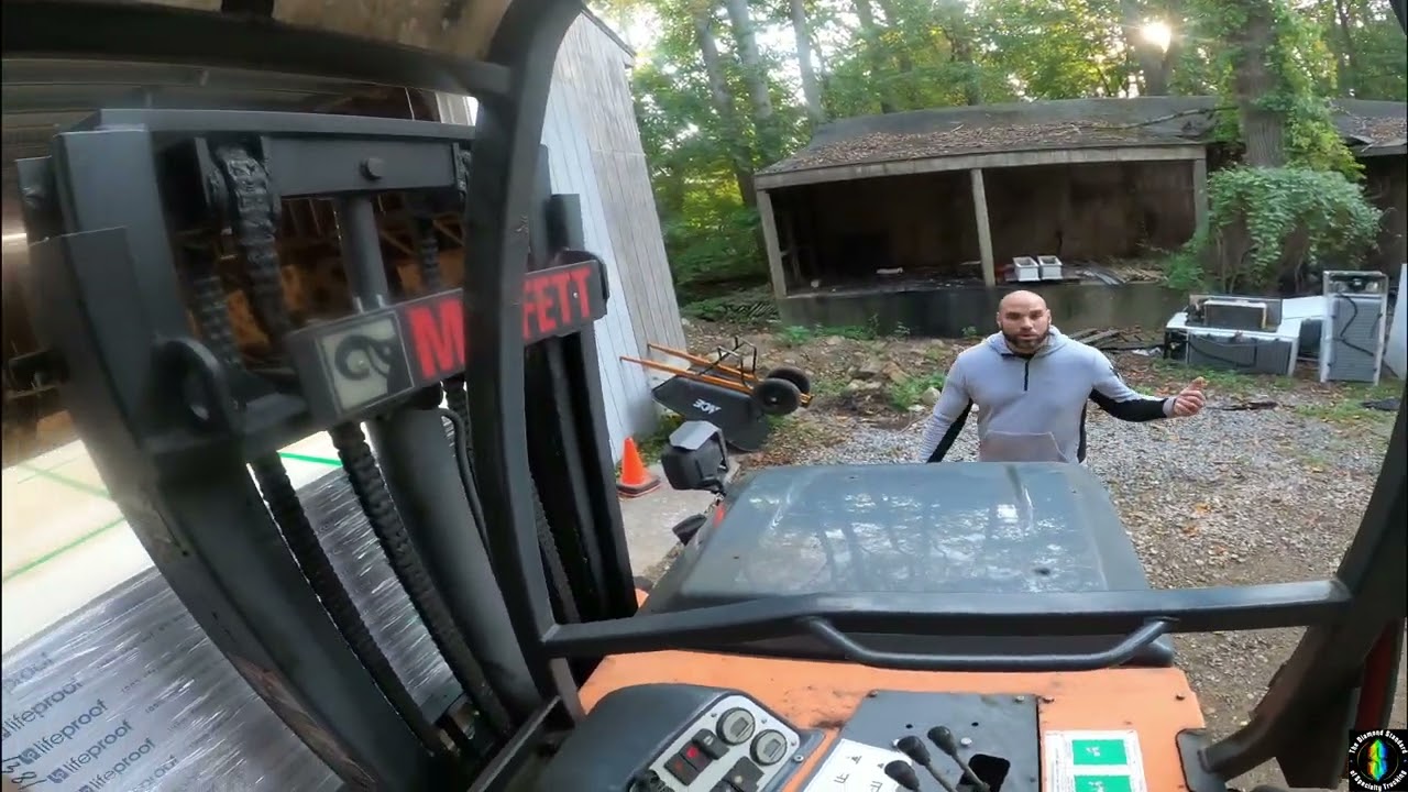 Double delivery Through the woods to a Resorts Warehouse!