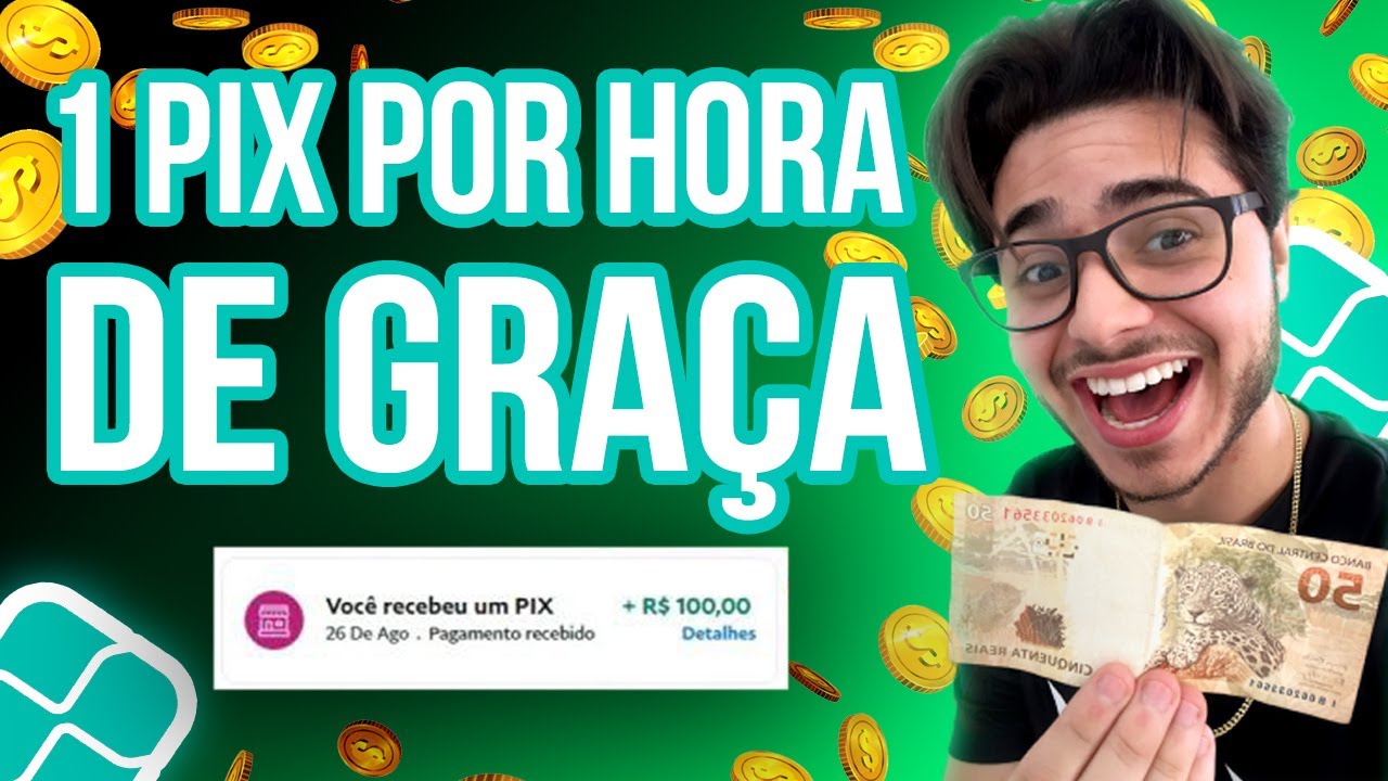 [URGENTE] Novo APP dando 1 PIX por HORA apenas para JOGAR - APP para GANHAR DINHEIRO de VERDADE