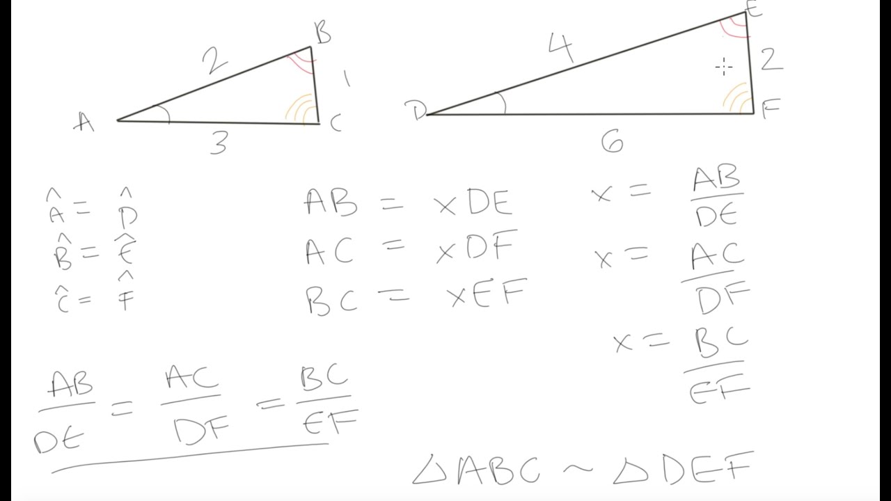 Grade 10 Math: Similar triangles (Trigonometry)