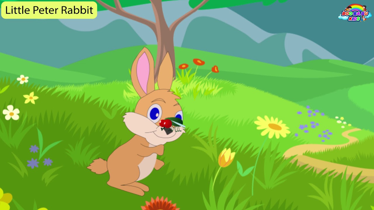 Little Peter Rabbit | Kids Learning | Educational Videos | Nursery Rhymes for Counting Learners