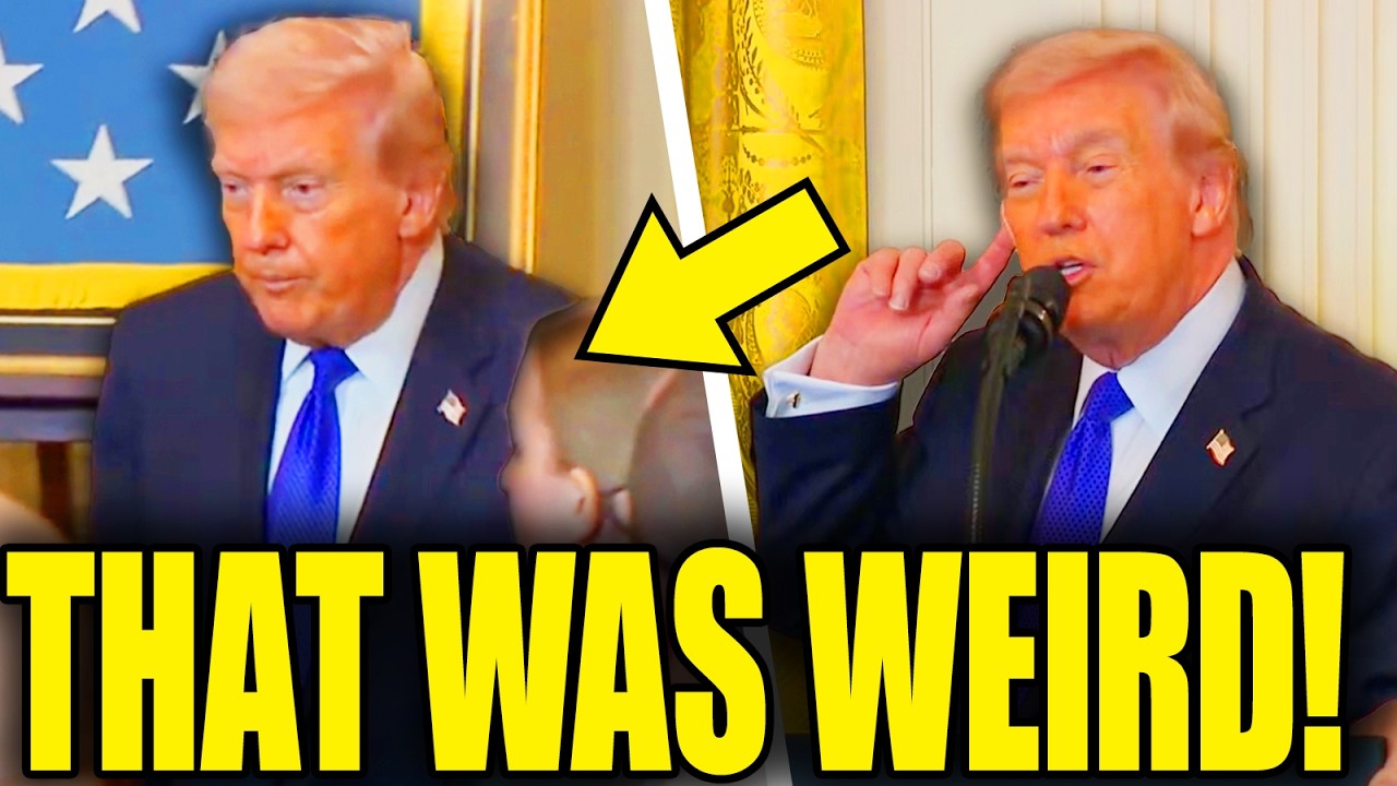 Confused Trump Walks Away From Speech As Press Shout At Him
