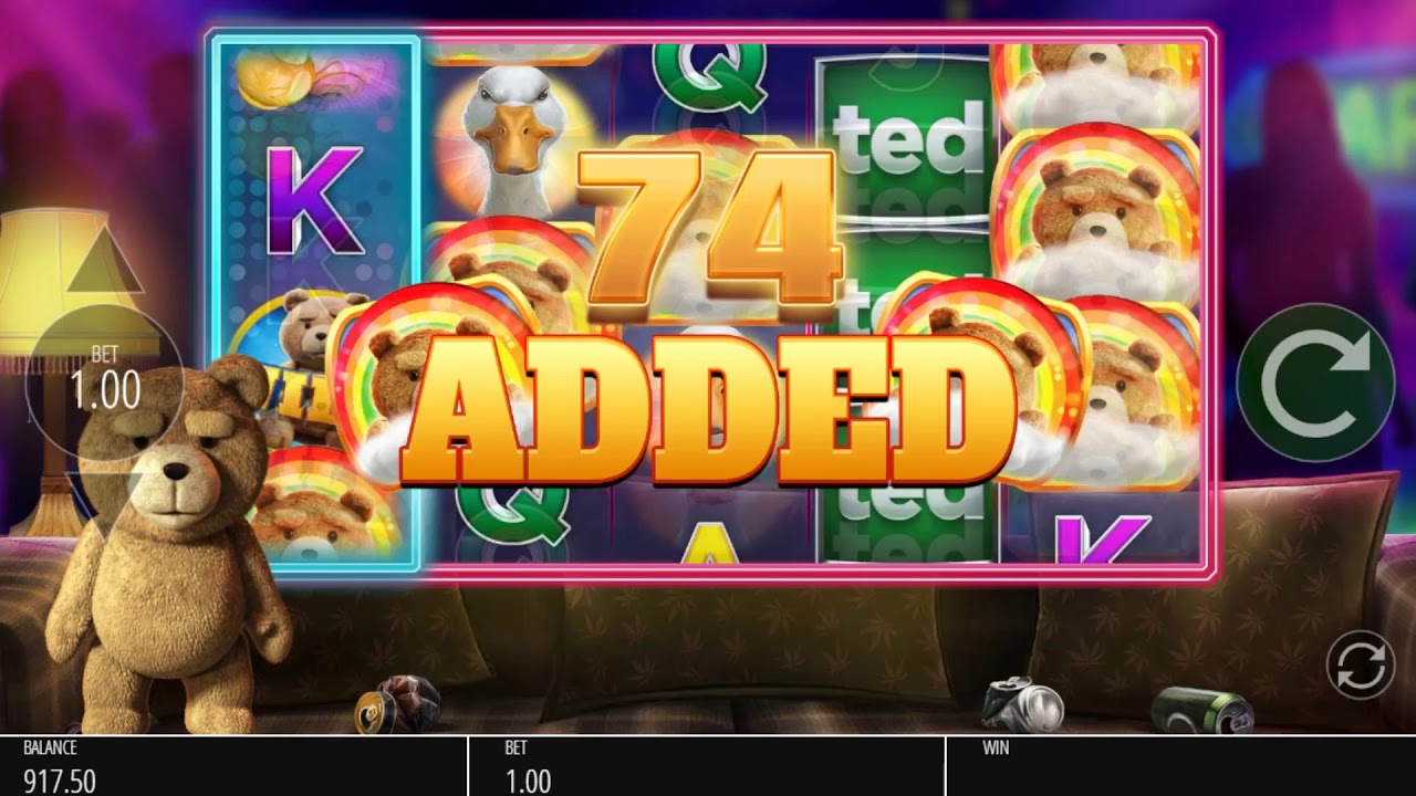 Ted Slot Psychedelic Super Spin feature, Big Win