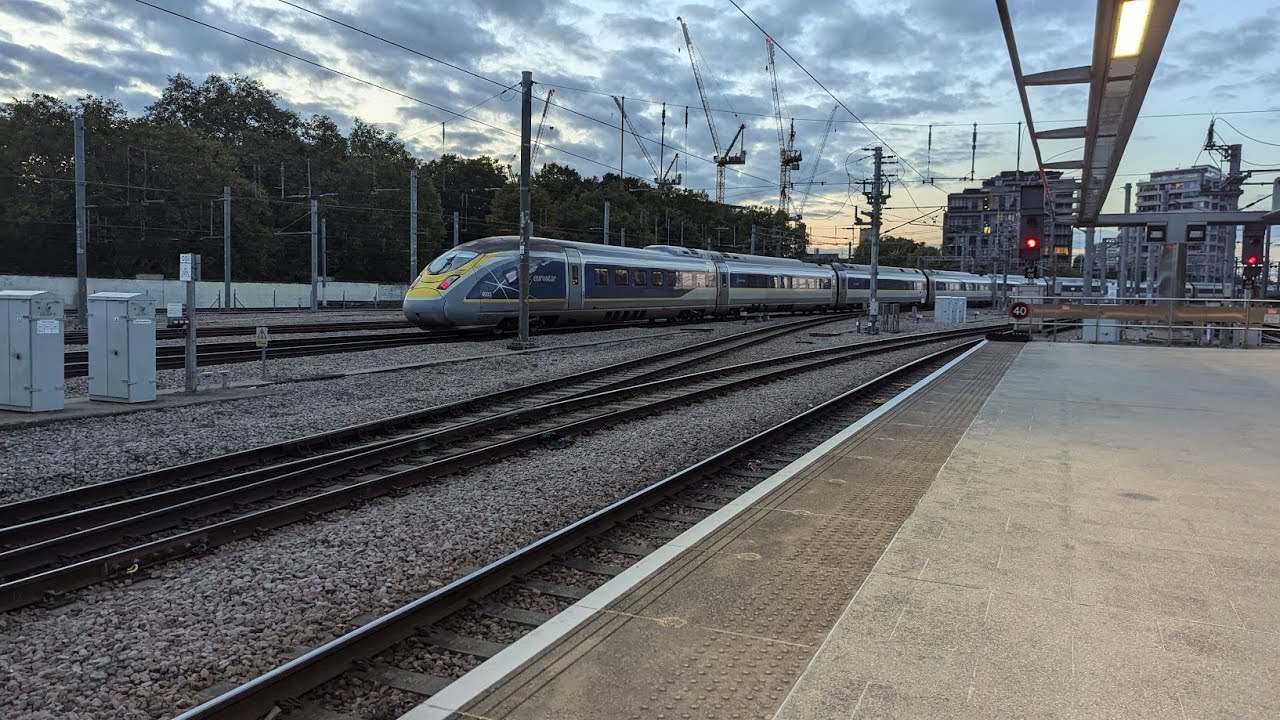 Trains at St Pancras International 11/10/2024