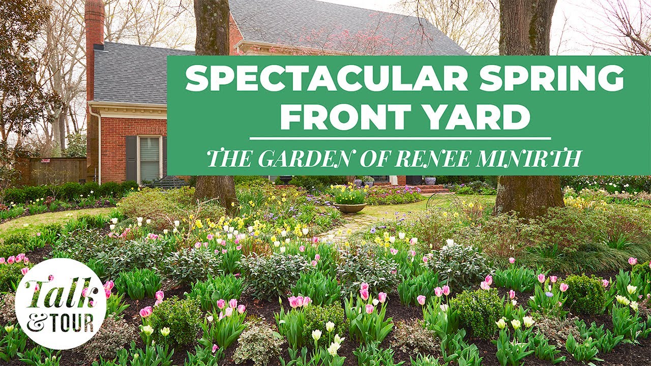 🌷 Spring Front Yard Garden Tour | Memphis, TN  🌷 Talk & Tour #curbappeal  #springgarden