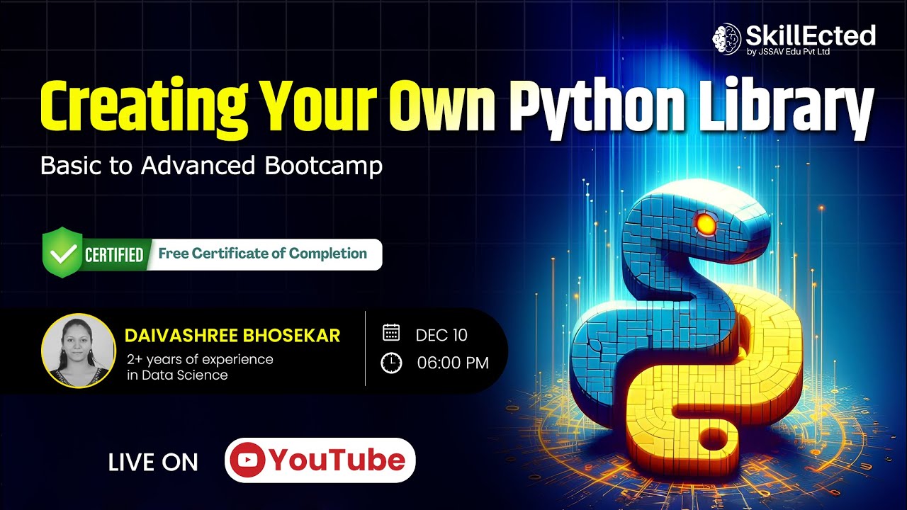 🎯 Creating Your Own Python Library &ndash; Basic to Advanced Bootcamp
