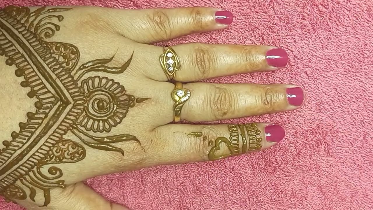 Elegant Back Hand Mehndi Design for Every Occasion ✨