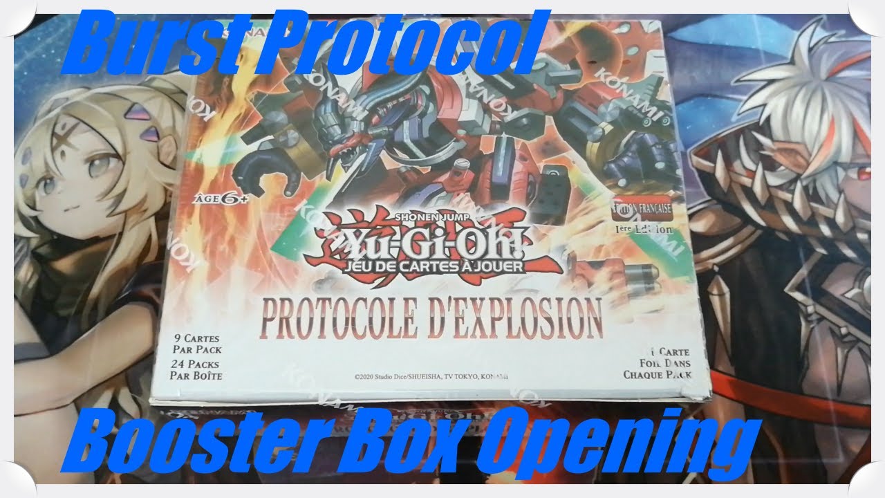 BURST PROTOCOL BOOSTER BOX OPENING !!!! BELLE DISPLAY ET OPENING EN PERSPECTIVE !!!
