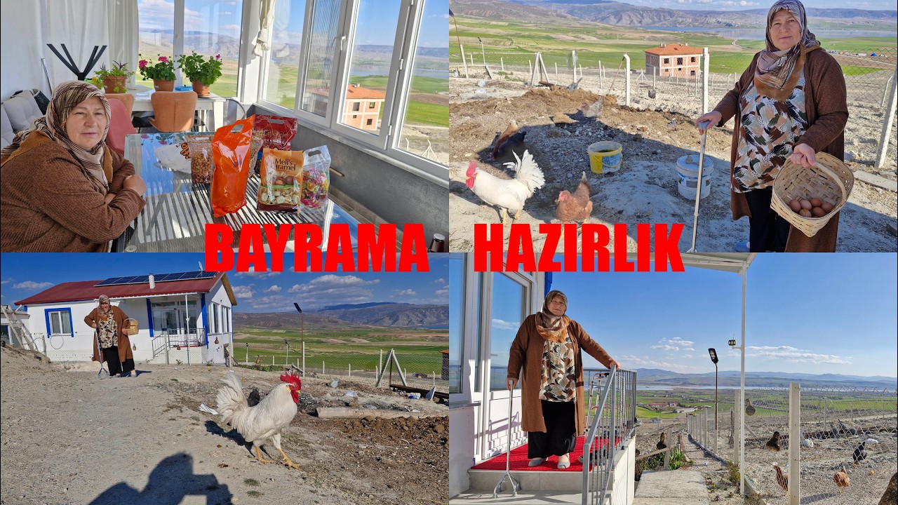 BAYRAMA HAZIRLIK ALIŞVERİŞ HASTANEYE KONTROLE GİTTİK VE YUMURTA HASATIMIZ