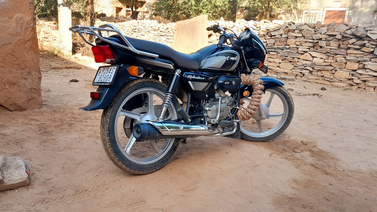 Meri new Splendor Plus bike 🦅 Splendor bike modified #splendor #jaishreeram 