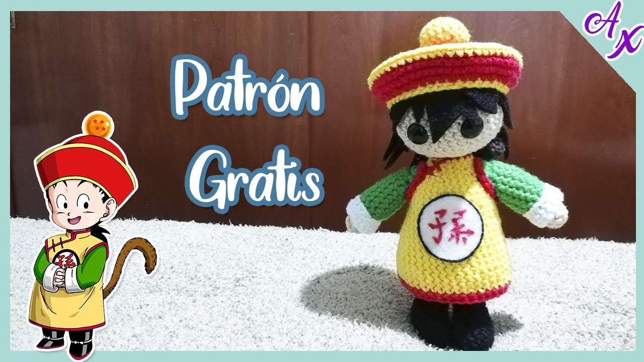 ✨Gohan (Dragon Ball) | Tutorial amigurumi paso a paso en español