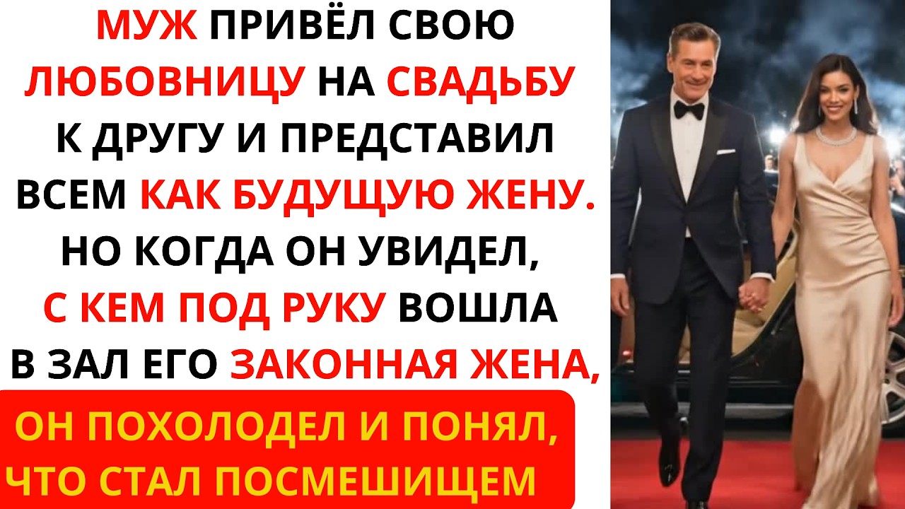 Муж Привёл любовницу на свадьбу друга и встретил там законную жену